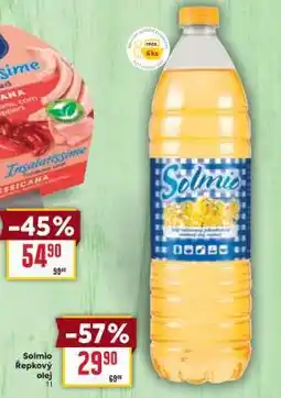 Billa Solmio řepkový olej nabídka