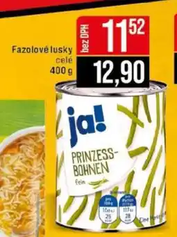 Jip Fazolové lusky celé nabídka