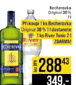 Jip Becherovka Original 38% 1l nabídka