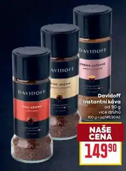 Billa Davidoff instantní káva nabídka