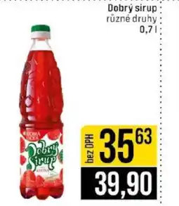 Jip Dobrý Sirup nabídka