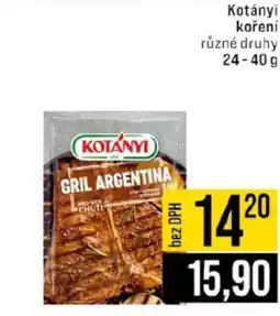 Jip Kotányi koření nabídka