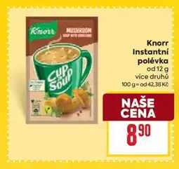 Billa Knorr Instantní polévka nabídka