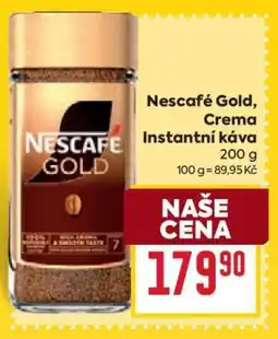 Billa Nescafé Gold, Créma instantní káva nabídka