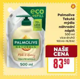 Billa Palmolive Tekuté mýdlo náhradní náplň nabídka