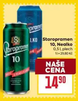 Billa Staropramen 10, Nealko nabídka