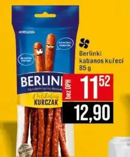 Jip Berlinski kabanos kuřecí 85 g nabídka