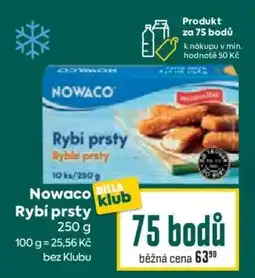 Billa Nowaco Rybí prsty nabídka