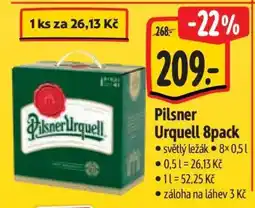 Albert Pilsner Urquell 8pack nabídka