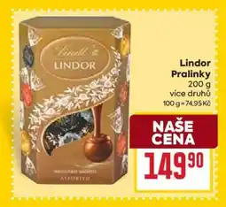 Billa Lindor pralinky nabídka