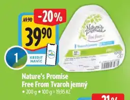Albert Nature's Promise Free From Tvaroh jemný nabídka