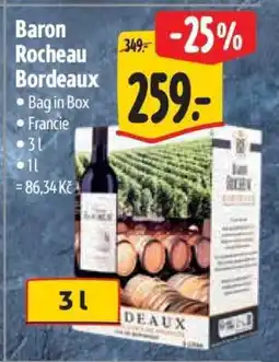 Albert Baron Rocheau Bordeaux nabídka
