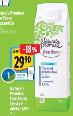 Albert Nature's Promise Free From Čerstvé mléko 1,5% nabídka