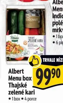 Albert Albert Menu box Thajské zelené kari nabídka