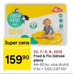 Tesco Fred & Flo Dětské pleny nabídka