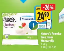 Albert Nature’s Promise Free from Mozzarella nabídka