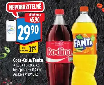 Albert Coca-cola/fanta nabídka
