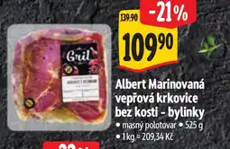 Albert Albert marinovaná vepřová krkovice bez kosti - bylinky nabídka