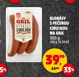 Penny Market Klobásy s pečenou cibulkou na gril nabídka