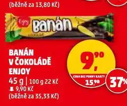 Penny Market Banán v čokoládě nabídka