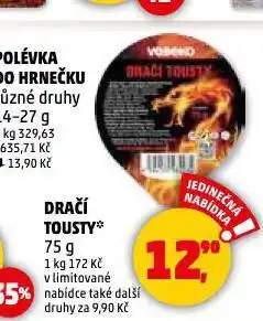 Penny Market Dračí tousty nabídka
