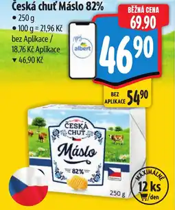 Albert Česká chuť máslo 82% nabídka