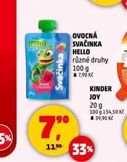 Penny Market Ovocná svačinka hello nabídka