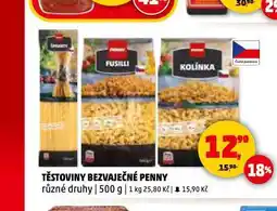Penny Market Těstoviny bezvaječné nabídka