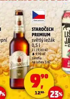 Penny Market Pivo staročech nabídka