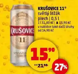 Penny Market Pivo krušovice nabídka