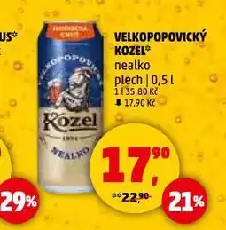 Penny Market Pivo velkopopovický kozel nealko nabídka