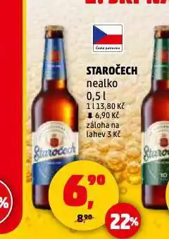 Penny Market Pivo staročech nealko nabídka