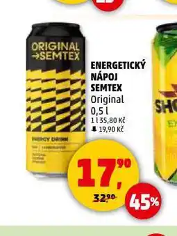 Penny Market Semtex energy drink nabídka