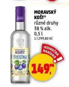 Penny Market Moravský košt nabídka