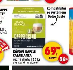 Penny Market Casablanca kávové kapsle nabídka