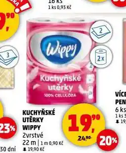 Penny Market Wippy kuchyňské utěrky nabídka