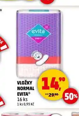 Penny Market Vložky normal evita nabídka