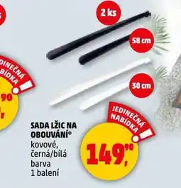 Penny Market Sada lžic na obouvání nabídka