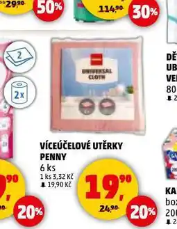 Penny Market Víceúčelové utěrky nabídka