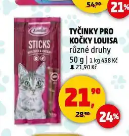 Penny Market Louisa tyčinky pro kočky nabídka