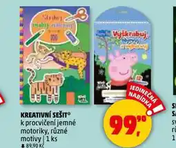 Penny Market Kreativní sešit nabídka