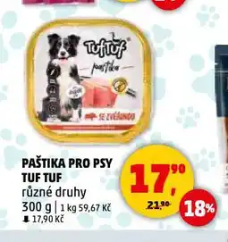 Penny Market Paštika pro psy tuf tuf nabídka
