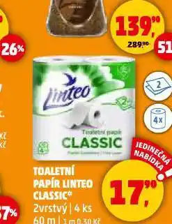 Penny Market Linteo toaletní papír nabídka