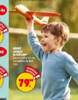 Penny Market Házecí letadlo se světlem nabídka
