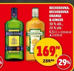 Penny Market Becherovka orange & ginger nabídka