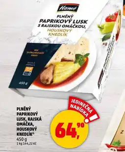 Penny Market Plněný paprikový lusk, rajská omáčka, houskový knedlík nabídka