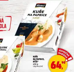 Penny Market Kuře na paprice, rýže nabídka