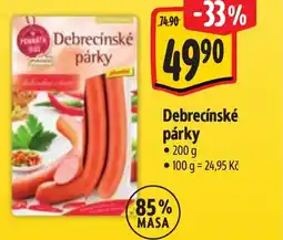 Albert Debrecínské párky nabídka