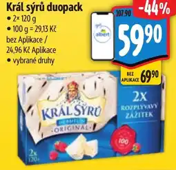 Albert Král sýrů duopack nabídka
