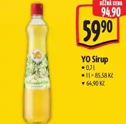 Albert YO Sirup nabídka